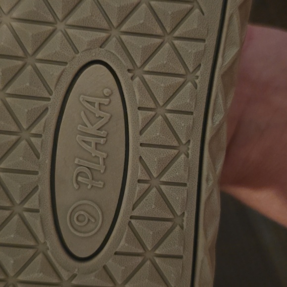 NWOT Braided Sandals with Orange and Gray Straps (#1) - Picture 4 of 4